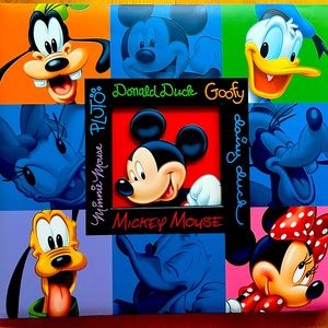 Disney Mickey Mouse & Friends 12x12 Scrapbook Memory Album  Sandylion-never used